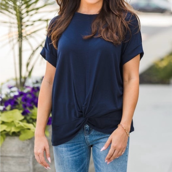 Navy Blue Shelly Tee , size L, Jenny Boston original - Picture 7 of 7